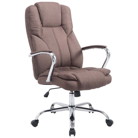 Silla de oficina BIG Xanthos tela V2 marrón
