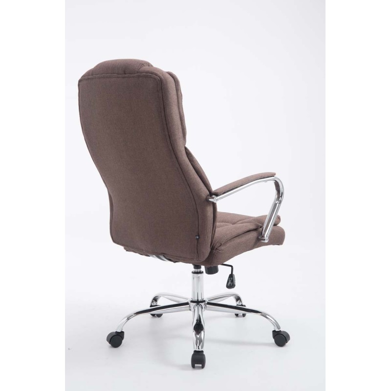 Silla de oficina BIG Xanthos tela V2 marrón