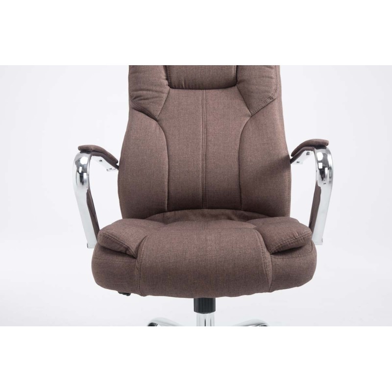 Silla de oficina BIG Xanthos tela V2 marrón