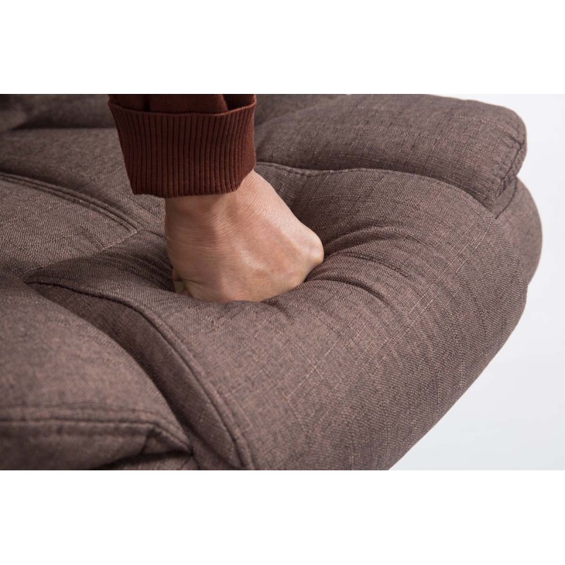 Silla de oficina BIG Xanthos tela V2 marrón