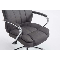 Silla de oficina BIG Xanthos tela V2 gris oscuro