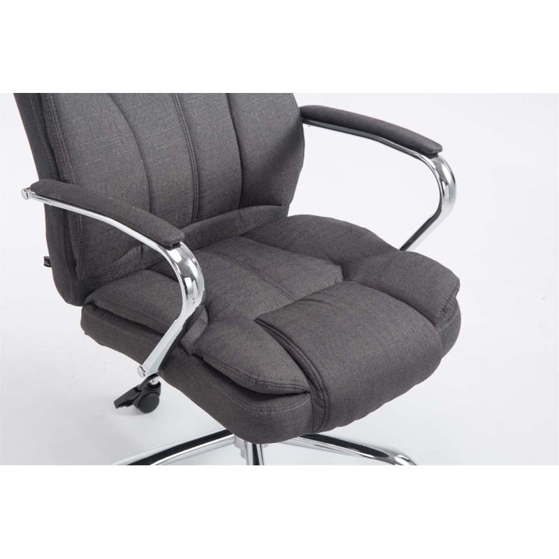 Silla de oficina BIG Xanthos tela V2 gris oscuro