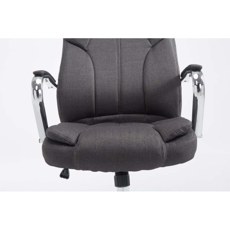 Silla de oficina BIG Xanthos tela V2 gris oscuro