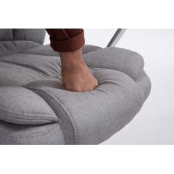 Silla de oficina BIG Xanthos tela V2 gris