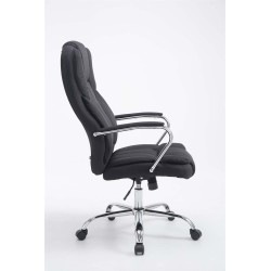 Silla de oficina BIG Xanthos en tela negra V2