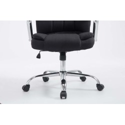 Silla de oficina BIG Xanthos en tela negra V2