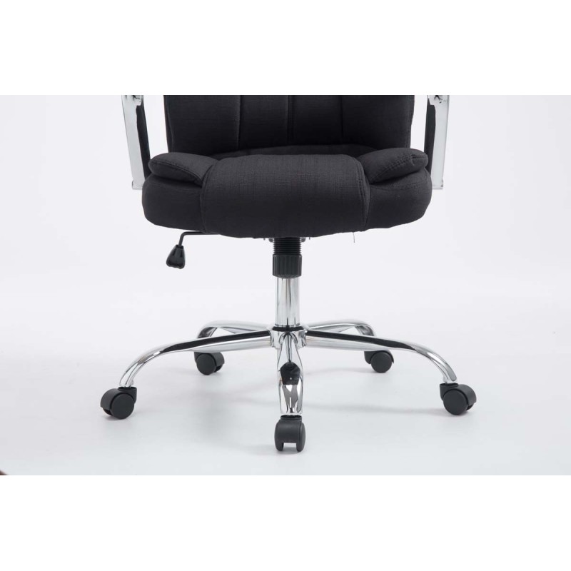 Silla de oficina BIG Xanthos en tela negra V2