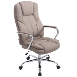 Silla de oficina BIG Xanthos tela V2 gris topo