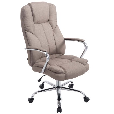 Silla de oficina BIG Xanthos tela V2 gris topo