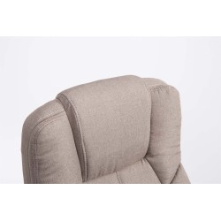 Silla de oficina BIG Xanthos tela V2 gris topo