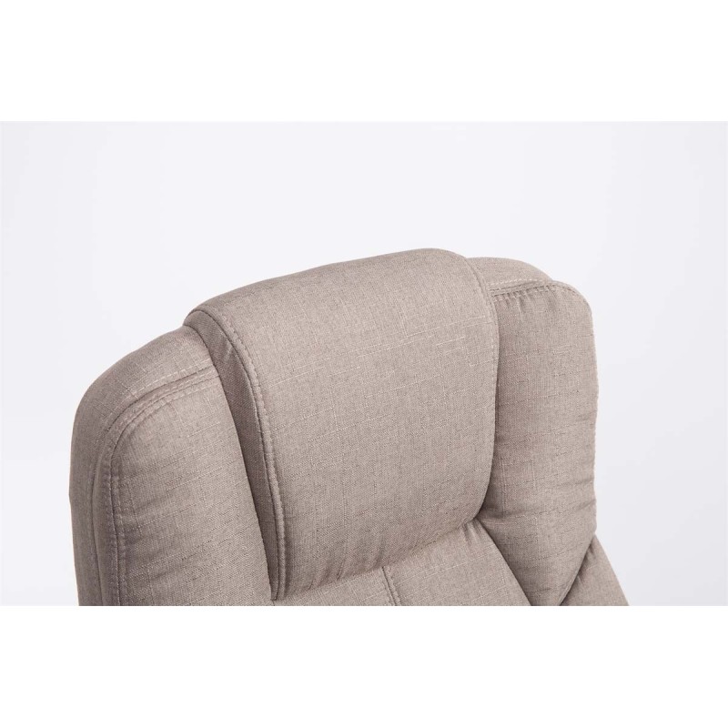 Silla de oficina BIG Xanthos tela V2 gris topo