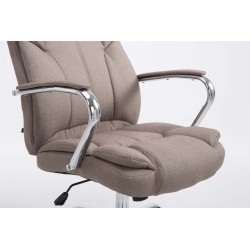 Silla de oficina BIG Xanthos tela V2 gris topo