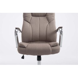 Silla de oficina BIG Xanthos tela V2 gris topo
