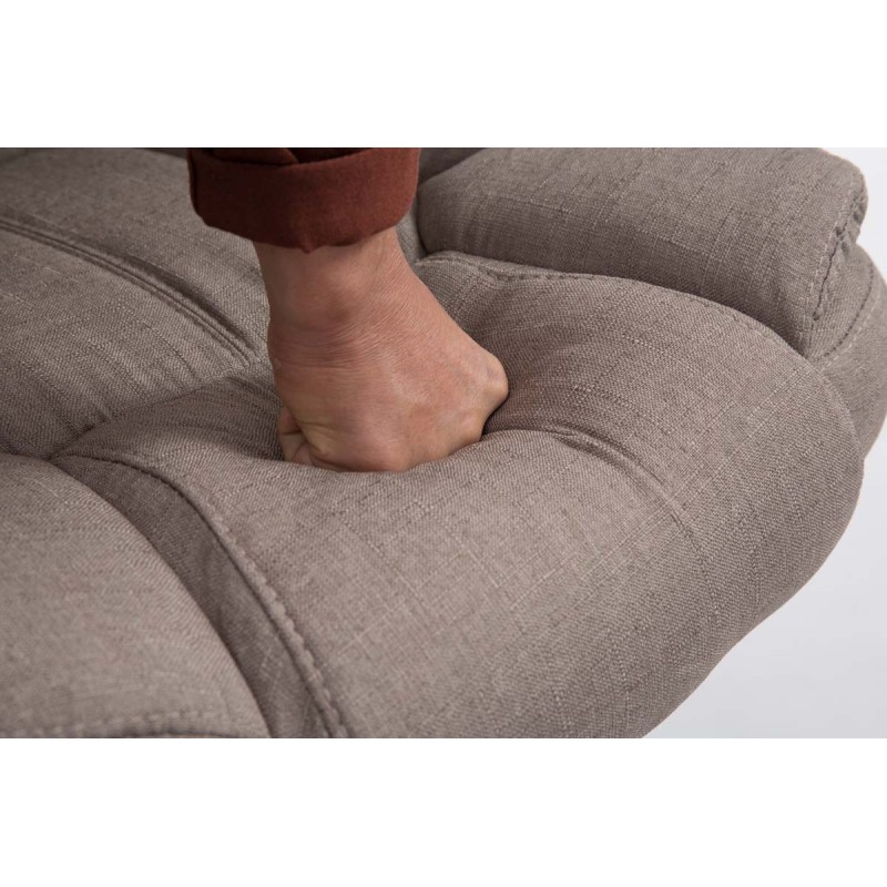 Silla de oficina BIG Xanthos tela V2 gris topo