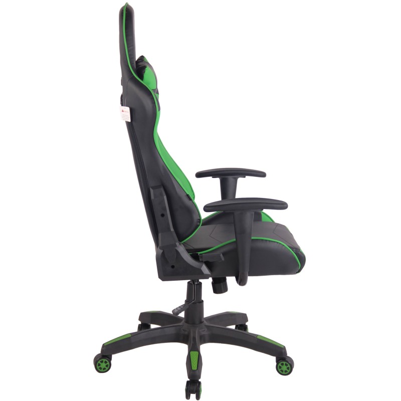 Silla de oficina Miracle V2 negra/verde