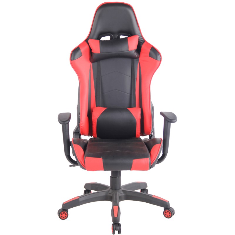Silla de oficina Miracle V2 negra/roja