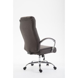 Silla de oficina Vaud en tejido gris oscuro