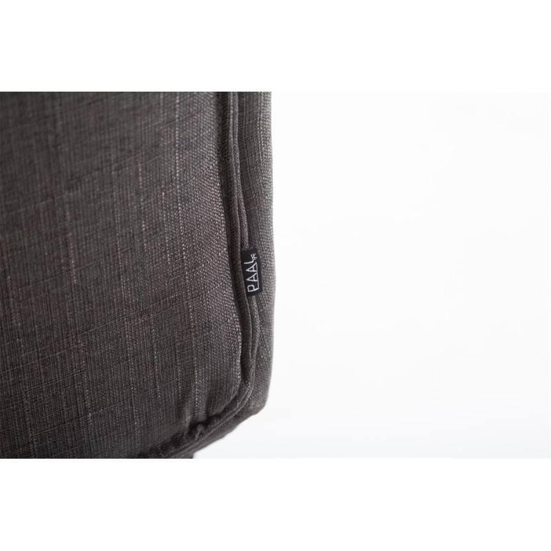 Silla de oficina Vaud en tejido gris oscuro