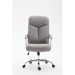 Silla de oficina Vaud en tela gris