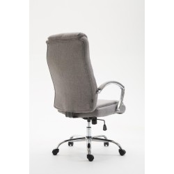 Silla de oficina Vaud en tela gris