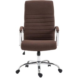 Silla de oficina Valais en tela marrón Silla de oficina Valais en tela marrón