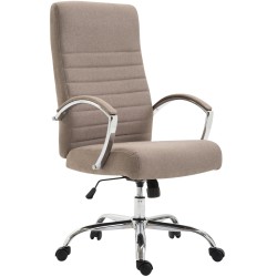 Silla de oficina Valais en tejido color topo Silla de oficina Valais en tejido color topo