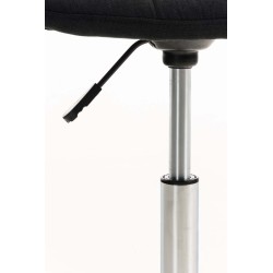 Silla de oficina Emil en tela negra