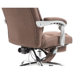 Silla de oficina Pacific con función de masaje, marrón