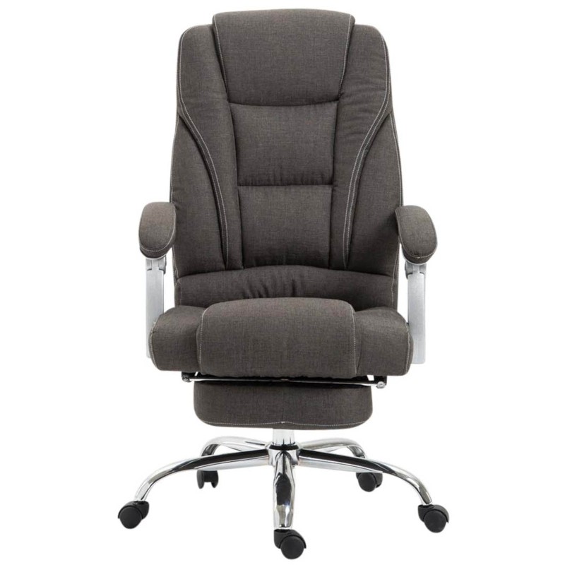 Silla de oficina Pacific en tela gris oscuro