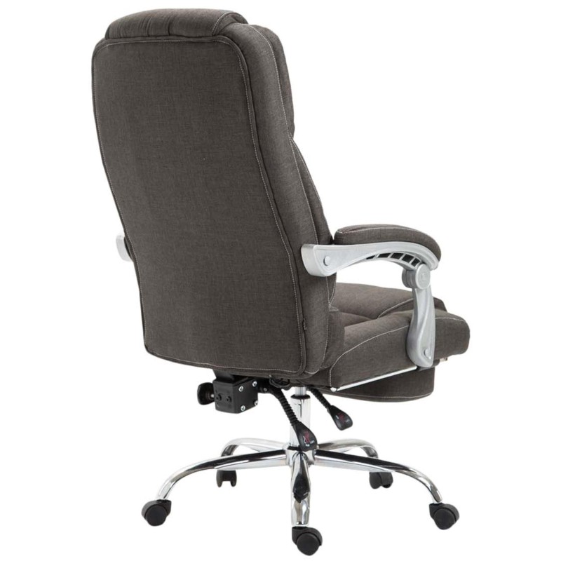 Silla de oficina Pacific en tela gris oscuro