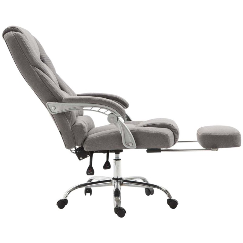 Silla de oficina Pacific en tela gris