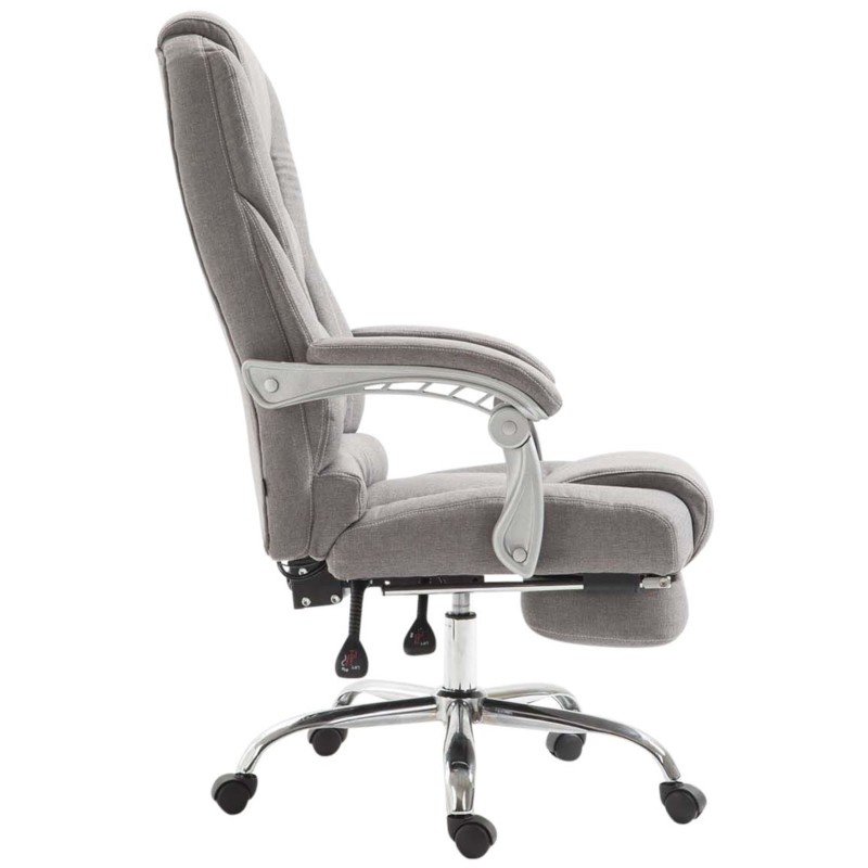 Silla de oficina Pacific en tela gris