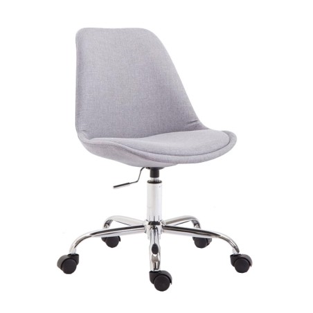 Silla de oficina Toulouse en tela gris