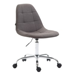Silla de oficina Reims en tejido gris oscuro