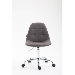Silla de oficina Reims en tejido gris oscuro
