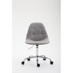 Silla de oficina Reims en tela gris