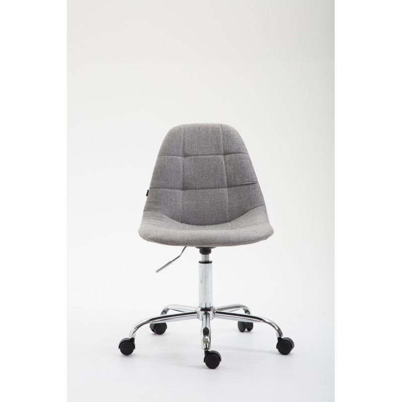 Silla de oficina Reims en tela gris