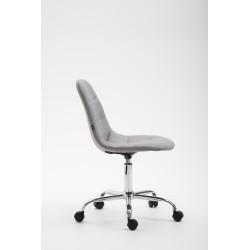 Silla de oficina Reims en tela gris