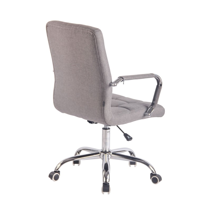Silla de oficina Deli en tela gris