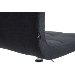 Silla de oficina Lucy V2 en tela gris oscuro