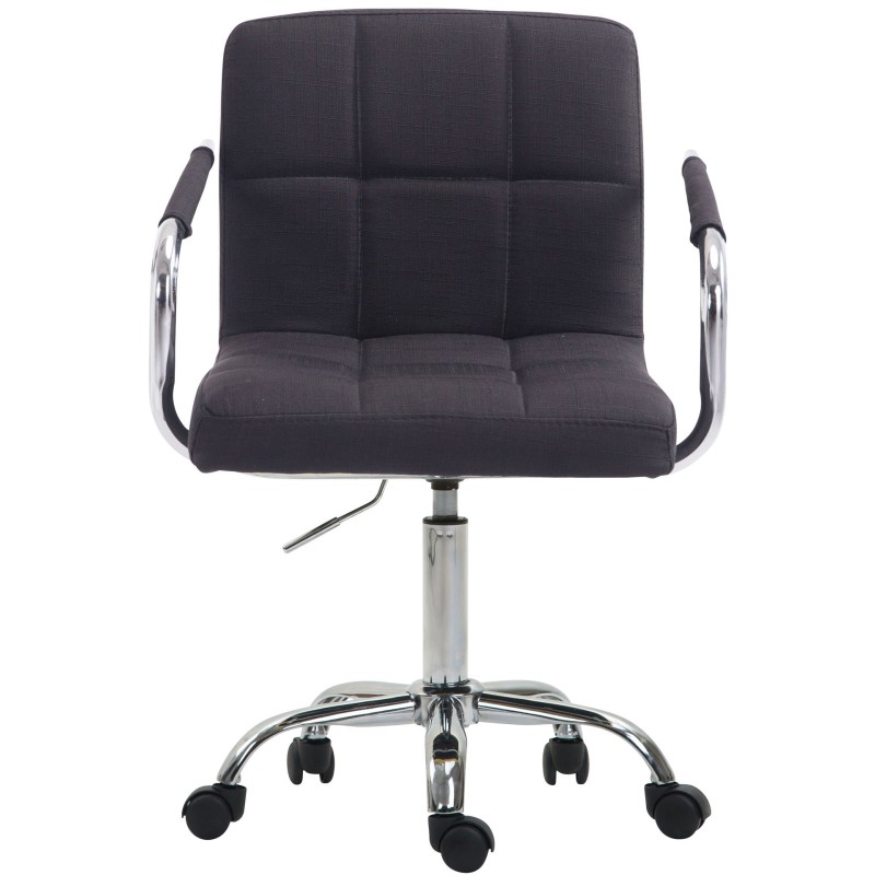 Silla de oficina Lucy V2 en tela negra