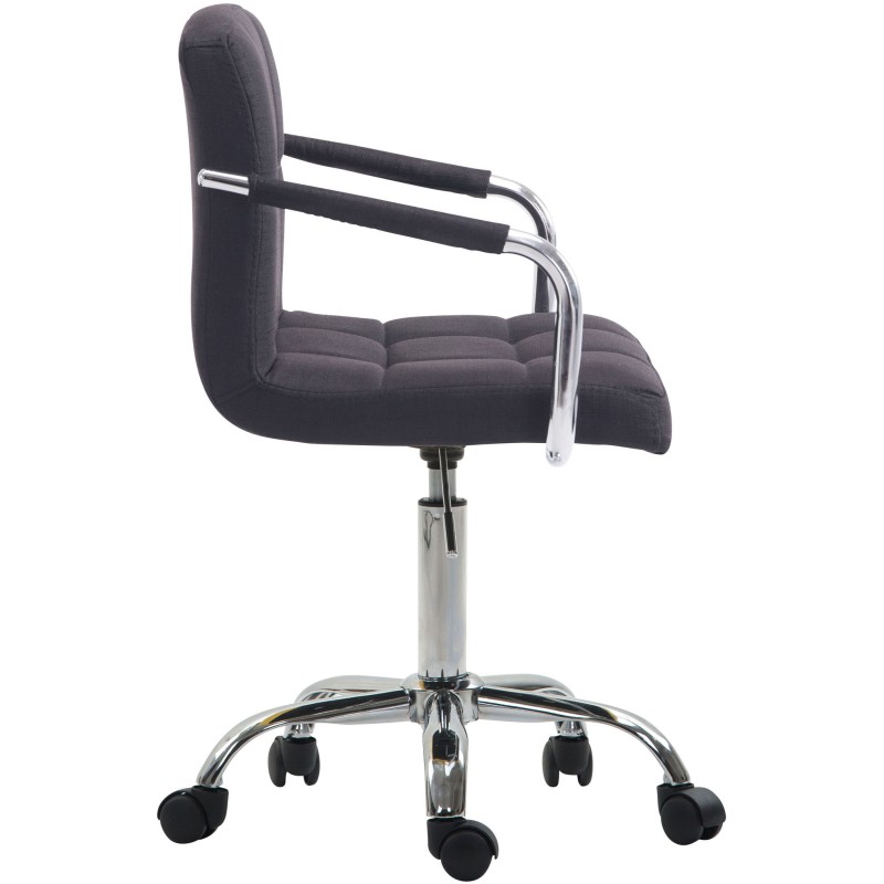 Silla de oficina Lucy V2 en tela negra