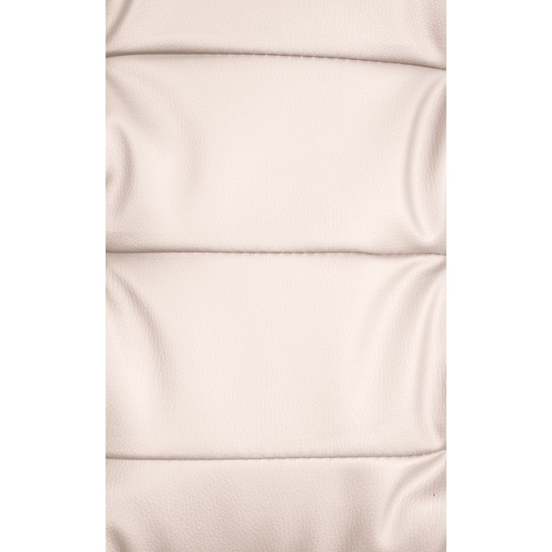 Silla de oficina Oxygen en piel sintética color crema