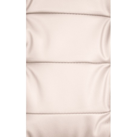 Silla de oficina Oxygen en piel sintética color crema