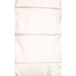 Silla de oficina Oxygen en piel sintética blanca.