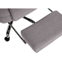 Silla de oficina Oxygen en tela gris