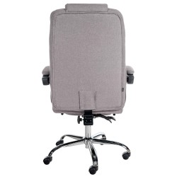 Silla de oficina Oxygen en tela gris