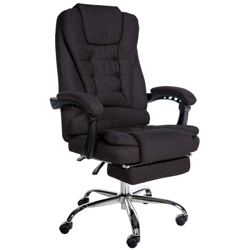 Silla de oficina Oxygen en tela negra