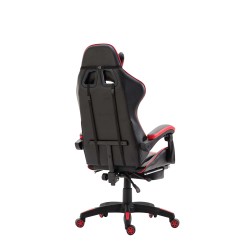 Silla de oficina Ignite en piel sintética negra/roja