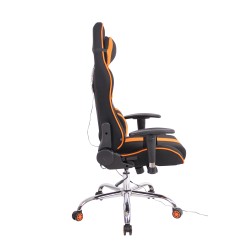 Silla de oficina Limit XM en tela negra/naranja